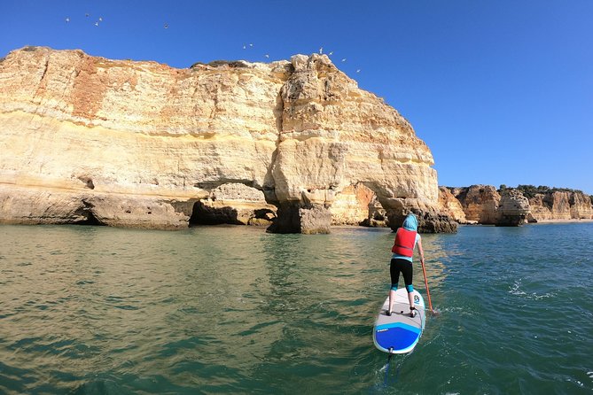 Benagil SUP - Stop 2: Praia da Marinha for sea-cave scenery plus a swim break
