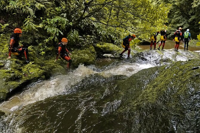 Canyoning Adventure in Ribeira da Salga (Sao Miguel - Azores) - The final 20-minute ascent: don’t underestimate the climb