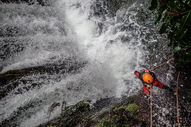 Canyoning Experience in Ribeira dos Caldeirões Sao Miguel -Azores - What you’ll do inside: optional jumps, natural slides, and abseils