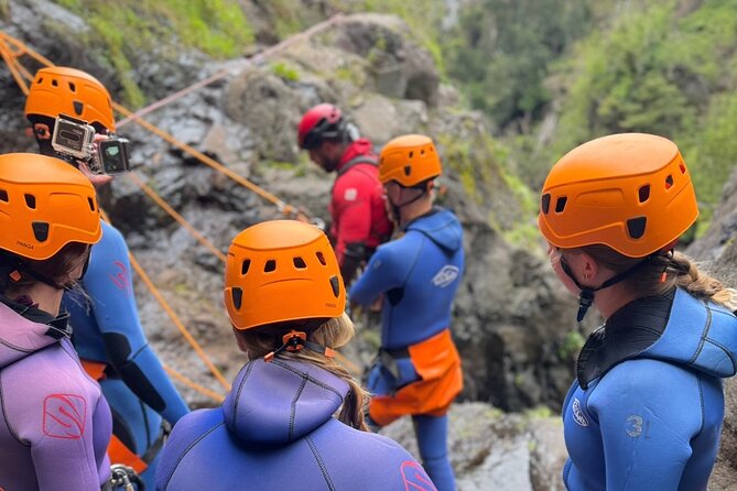 Canyoning in Madeira - Level 2 - Guides Who Make Level 2 Feel Manageable (Pedro, David, Bruno, João, Enzo)