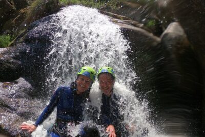 Canyoning Tour - What happens during the 4 hours: Toboga, then rappel, slide, and lagoon time