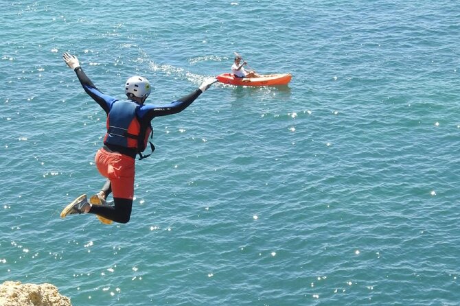 CLIFF JUMPING tour - Coasteering in Albufeira - Gear and Safety Coaching: Why It Feels More Controlled Than You’d Expect