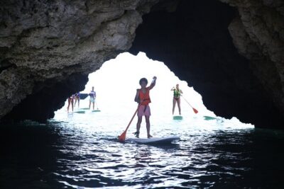 Cliffs & Caves Stand Up Paddle Adventure - Getting started on Praia da Coelha: gear, safety, and your first stable strokes