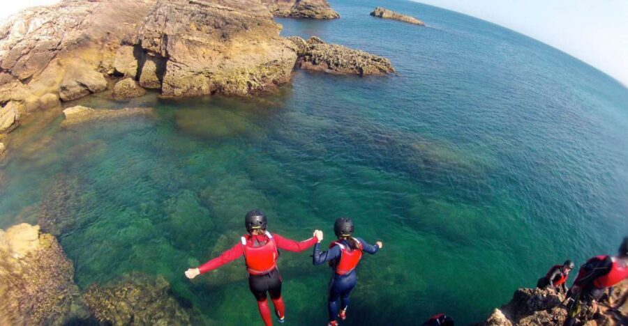 Coasteering Algarve: Cliff Jump, Swim & Climb in Sagres - Sea caves and grottoes: turquoise water you can’t ignore