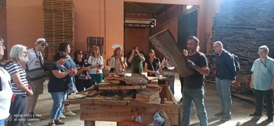 Cork Factory Tour - The factory experience: small-company feel versus big-building noise