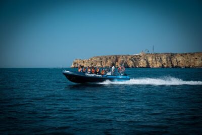 Dolphin Watching from Lagos with Marine Biologists - The coastline views on the way back: Ponta de Piedade is often part of it