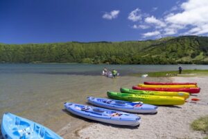 Double-Seat Kayak Rental at Sete Cidades Lake - Sete Cidades Blue Lake: why this crater water feels different