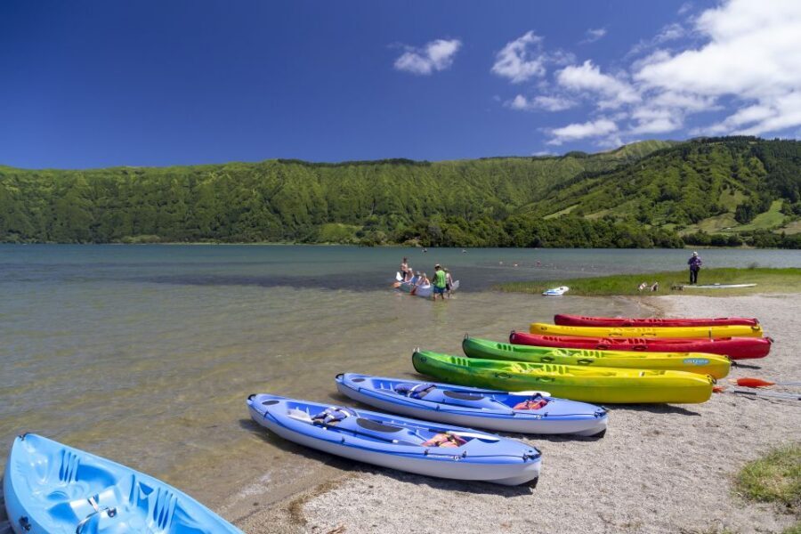 Double-Seat Kayak Rental at Sete Cidades Lake - Sete Cidades Blue Lake: why this crater water feels different