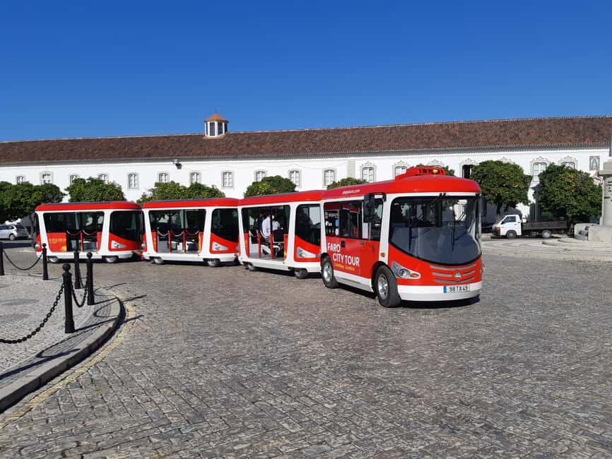 Faro: City Sightseeing Tourist Train - What the train covers: Old City streets, churches, and Teatro Lethes