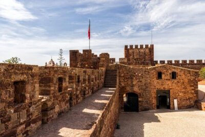From Albufeira: Benagil Tour, Bones & Medieval Silves Castle - Praia de Nossa Senhora da Rocha: the chapel and the cliffs