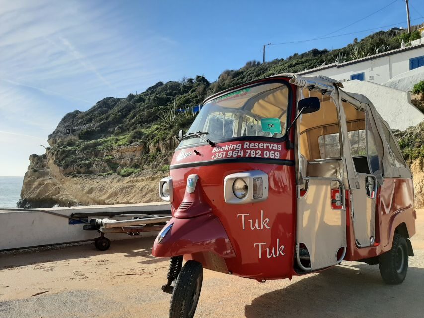 From Albufeira: Tuk-Tuk Tour to Benagil Caves - Praia da Marinha and the Seven Hanging Valleys walk