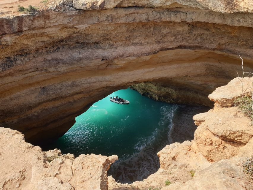 From Armação de Pêra: Benagil Caves and Beaches Boat Tour - What you’ll see on the route: caves and sea-only beaches