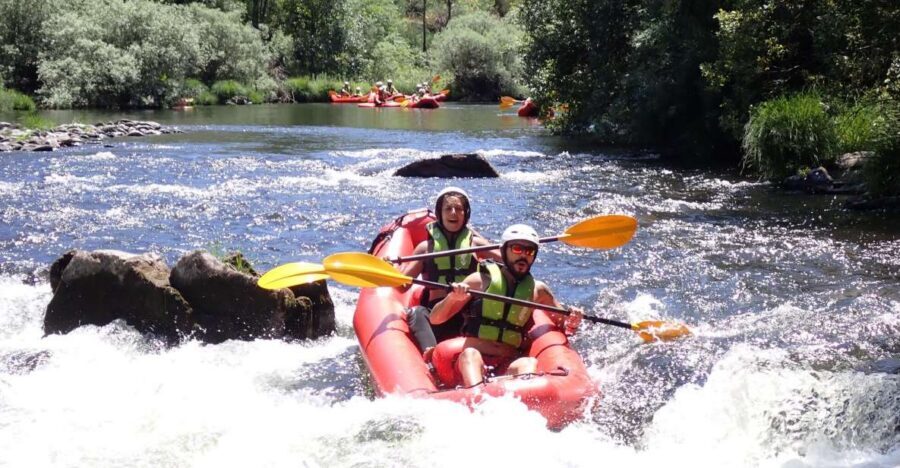 From Arouca: Cano-Rafting - Adventure Tour - The drive to the river: 4x4 transfer and the Paradinha setting
