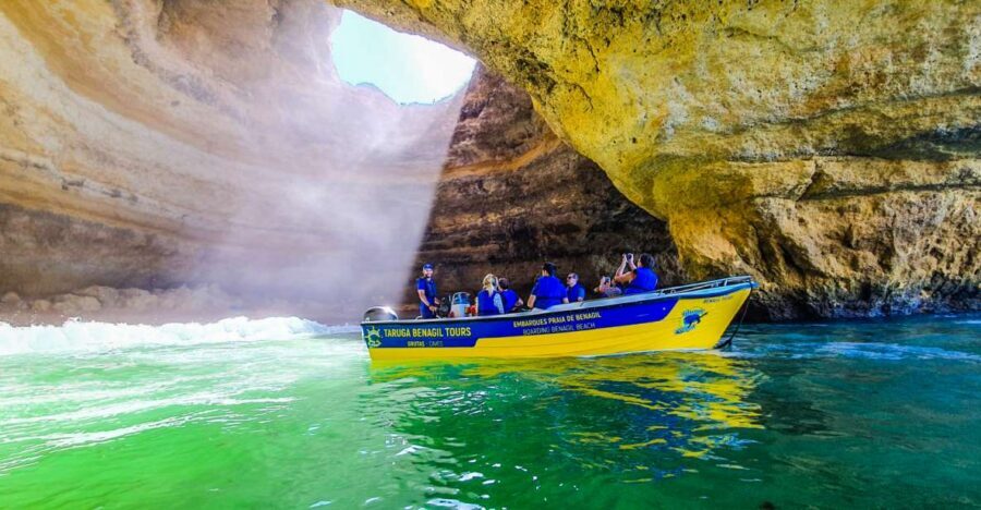 From Benagil: Benagil Cave & Marinha Beach Express Tour - Benagil Cave from Benagil Beach: why this short tour feels so efficient