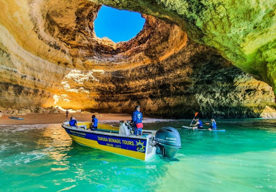 From Benagil: Benagil Cave & Marinha Beach Express Tour - Marinha Beach: the classic contrast to the caves