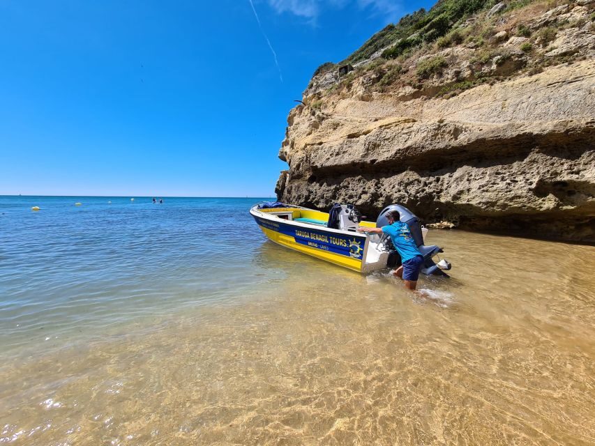 From Benagil: Coast Boat Tour with Benagil Cave - How the 1-hour timing actually plays out