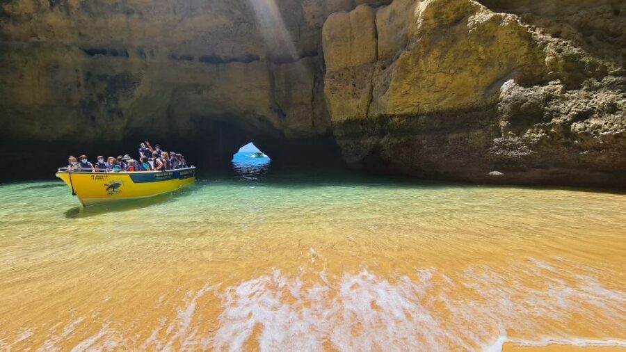 From Benagil: Coast Boat Tour with Benagil Cave - What you’ll see: caves, swallow holes, and secluded beaches