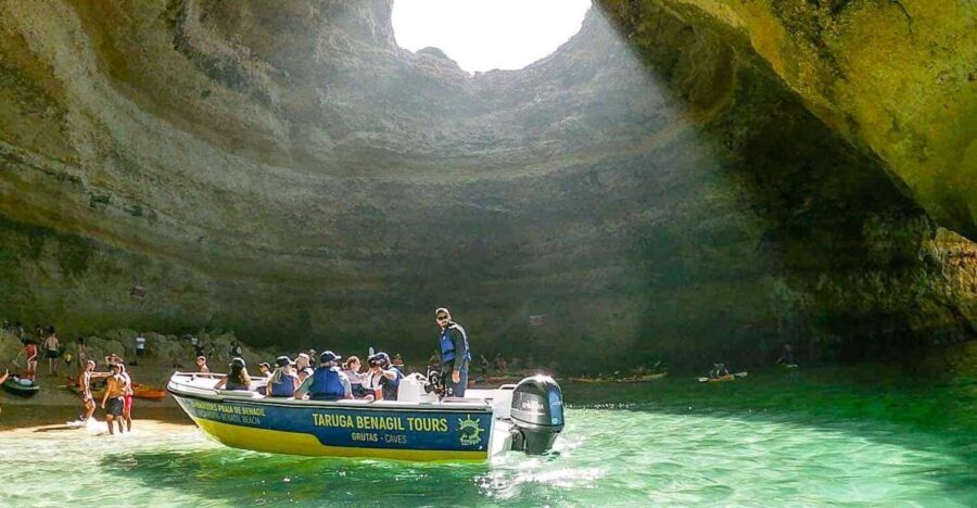 From Benagil: Coast Boat Tour with Benagil Cave - The boat + crew: why the captain matters here