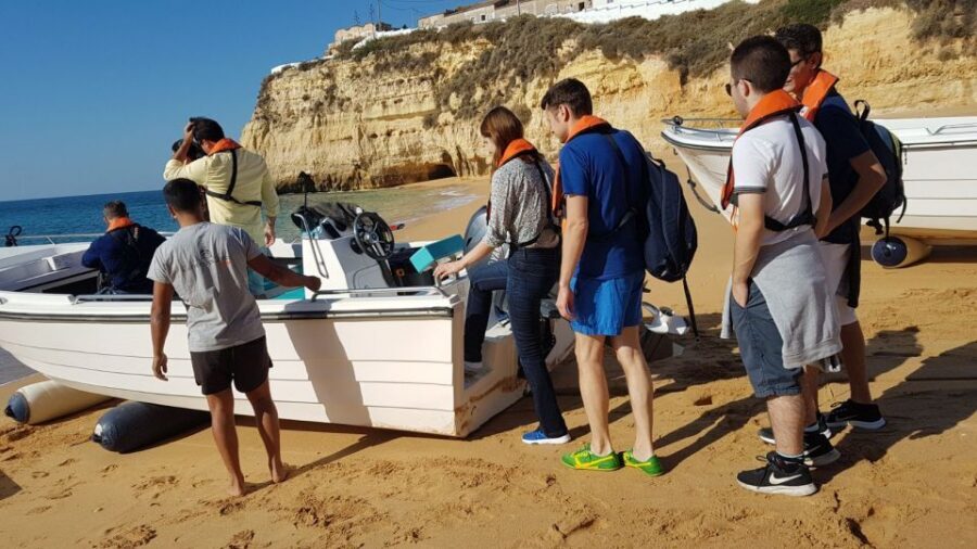 From Carvoeiro: Benagil Caves and Praia da Marinha Boat Trip - Farol de Alfanzina lighthouse and the cliff-route viewpoints
