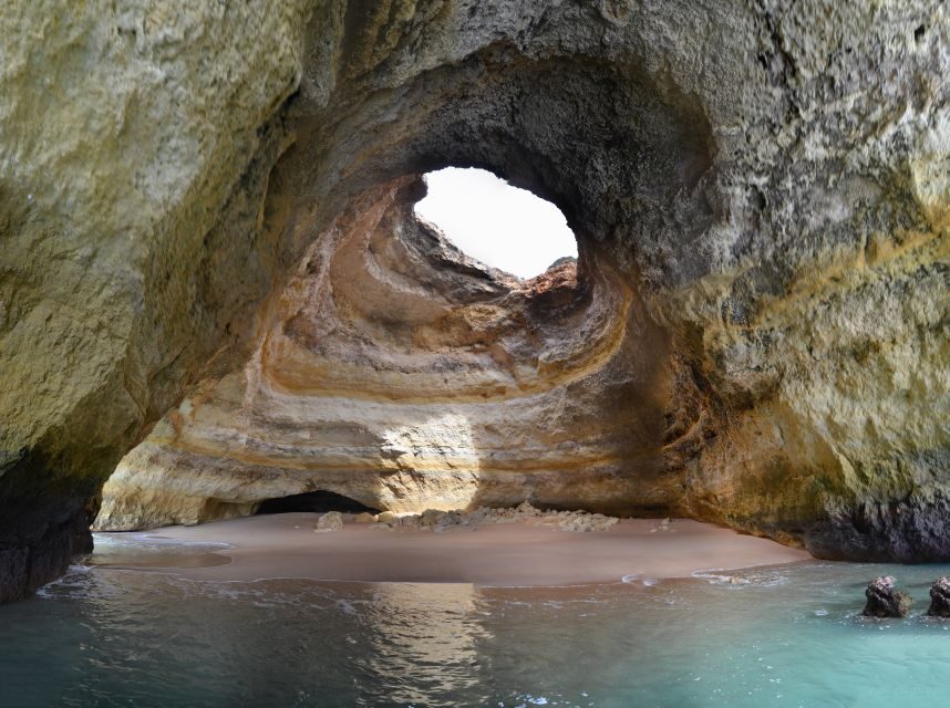 From Carvoeiro: Benagil Caves and Praia da Marinha Boat Trip - Benagil Sea Cave and Algar de Benagil: going inside makes it different