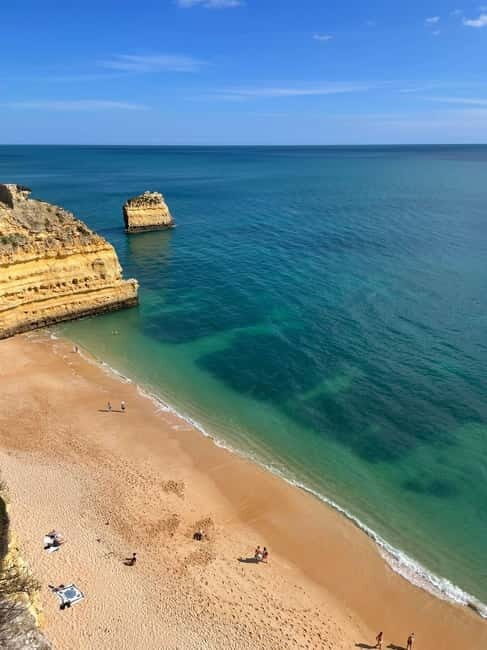 From Faro: Adventure Express Tour - Cliff Jump & Beach - Algar Seco caves: rock formations, photos, and getting your feet wet