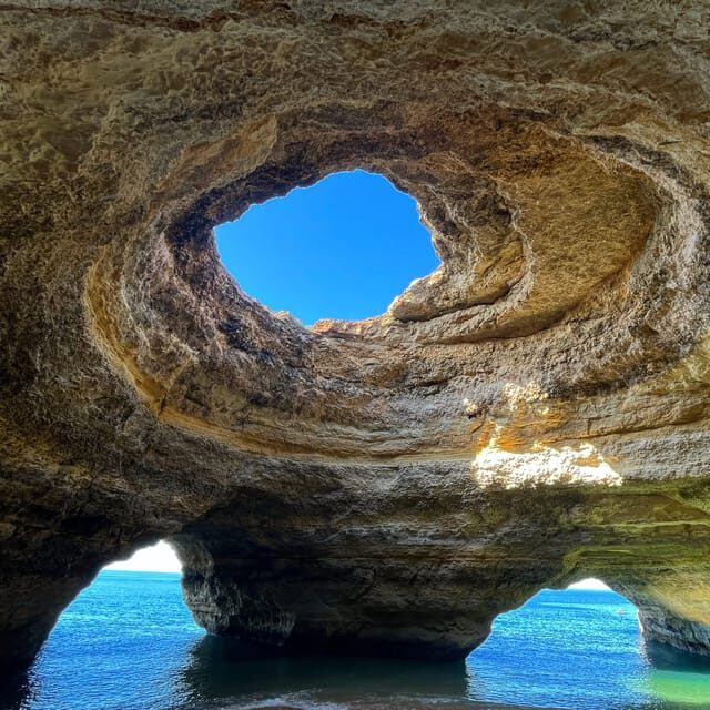 From Faro: Benagil, Algar Seco, 7 Hanging Valleys, & Marinha - The Seven Hanging Valleys Trail Section: Heart-Shaped Arches and Cliff-Air Views