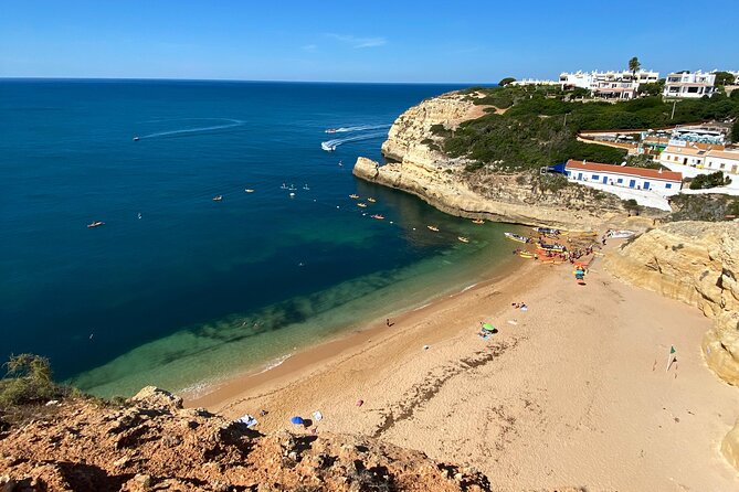 From Faro : Benagil, Algar Seco, 7 Hanging Valleys & Navy - Faro Van Pickup and the First Transfer to Benagil
