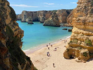 From Faro: Benagil Cave and Seven Hanging Valleys Trail Tour - Getting started at Faro Marina and settling in for the ride