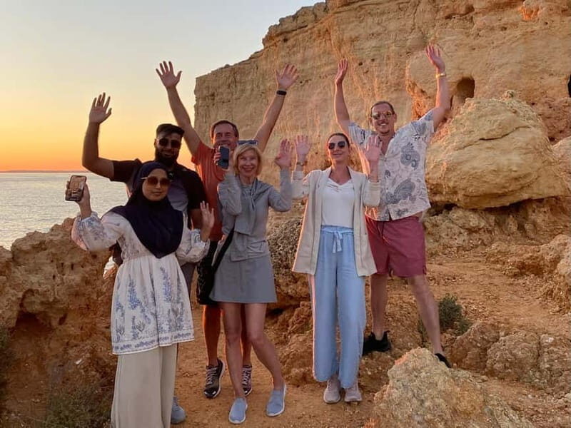 From Faro: Benagil Cave and Seven Hanging Valleys Trail Tour - Benagil Sea Cave: the sky-opening stop that photographers chase