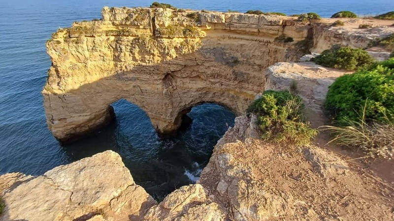 From Faro: Benagil Cave and Seven Hanging Valleys Trail Tour - Carvalho Beach break: lunch time, swimming, and shade options