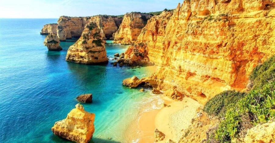 From Faro: Benagil Cave, Marinha & Carvoeiro Full-Day Tour - Walking and fitness: who this tour fits best