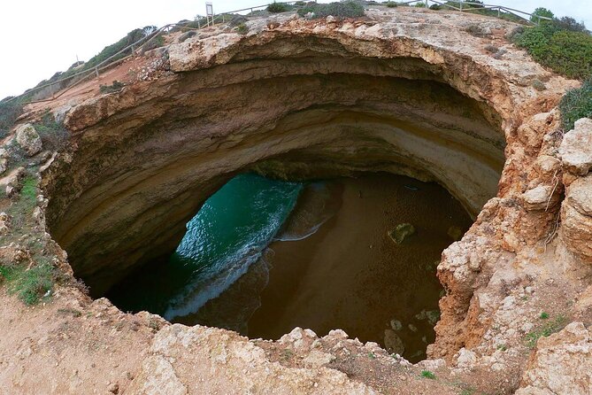 From Faro: Benagil Cave, Marinha & Carvoeiro Full-Day Tour - Benagil Cave viewpoint: the famous scene, no cave entry required