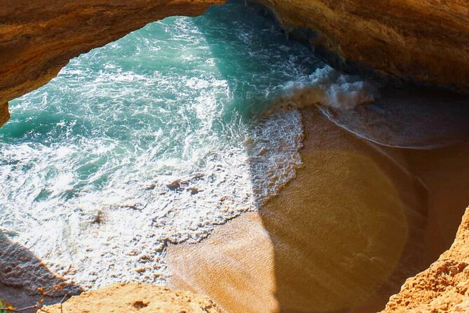 From Faro: Benagil Cave, Marinha & Carvoeiro Full-Day Tour - Algar Seco boardwalk: rock formations and the cliff-jump option