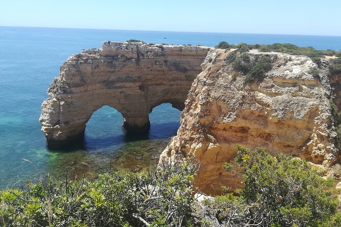 From Faro: Benagil Hiking Cliffs and the 4 Treasure Experience - Coastal Treasures: A hike built around viewpoints, caves, and calm beach time