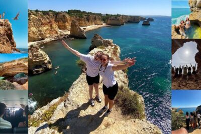 From Faro: Benagil, Marinha Beach, 7 Hanging Valleys, Algar Seco - Benagil viewpoint and the Seven Hanging Valleys hike start