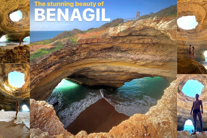 From Faro: Benagil, Marinha Beach, 7 Hanging Valleys, Algar Seco - What to bring: shoes, swimsuit, and the one cable you might forget