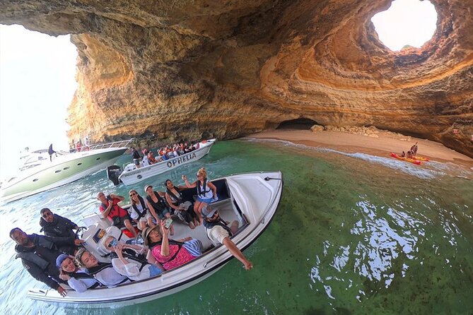From Faro: Boat trip to Benagil Cave & Arches of Praia da Marinha - Getting to the Beach: Nossa Senhora da Rocha and Its Tunnel Trick