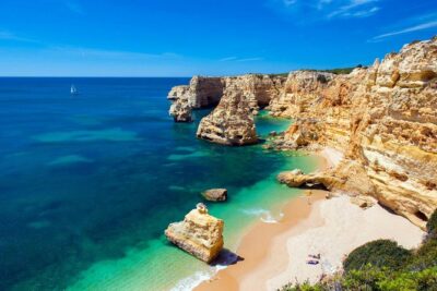 From Faro: Visit Benagil Cave, Marinha Beach, Algar Seco & More - Algar Seco: your first hour of cliff views and photo-ready angles