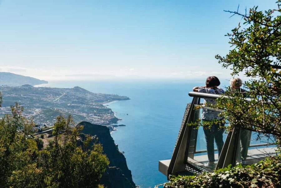 From Funchal: Fanal, Porto Moniz and Seixal Day Jeep Tour - Cabo Girão Skywalk: the 580-meter cliff moment