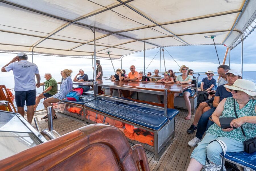 From Funchal: Wooden Boat Excursion to Desertas Island - Boats, space, and the little details that affect your comfort