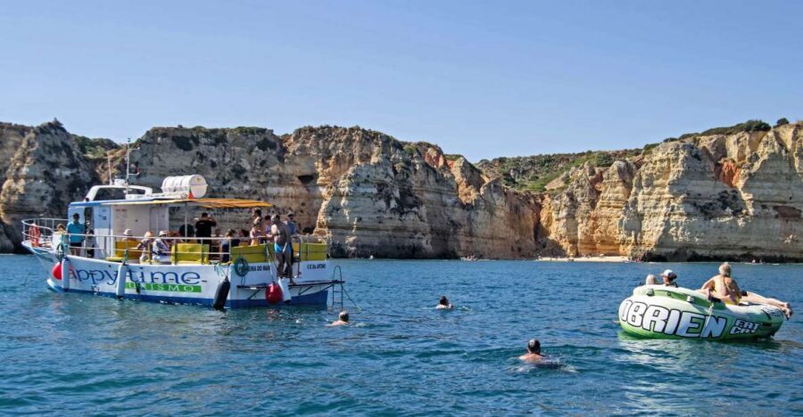 From Lagos: 2.5-Hour Guided Coastal Boat Tour & Grotto Visit - Lagos Marina to Ponta da Piedade: what the cruise is really like