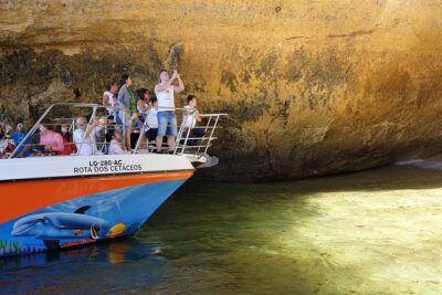 From Lagos: Benagil Caves Cruise on a Catamaran - What You Actually See: Benagil Cave, Other Grottos, and the Photo Reality
