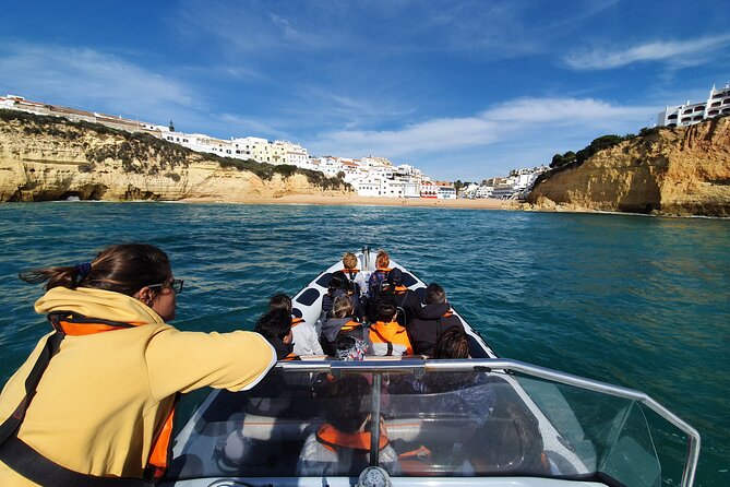 From Lagos: Benagil Caves Tour by Speed Boat with Guide - On-Board Guide Style: From Ivo and Telmo to Elio and Milton