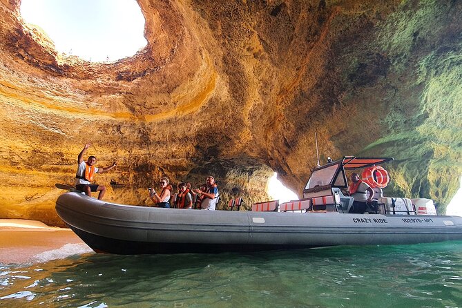 From Lagos: Benagil Caves Tour by Speed Boat with Guide - The 2-Hour Rhythm: Open Ocean Out, Caves In, Back to Lagos