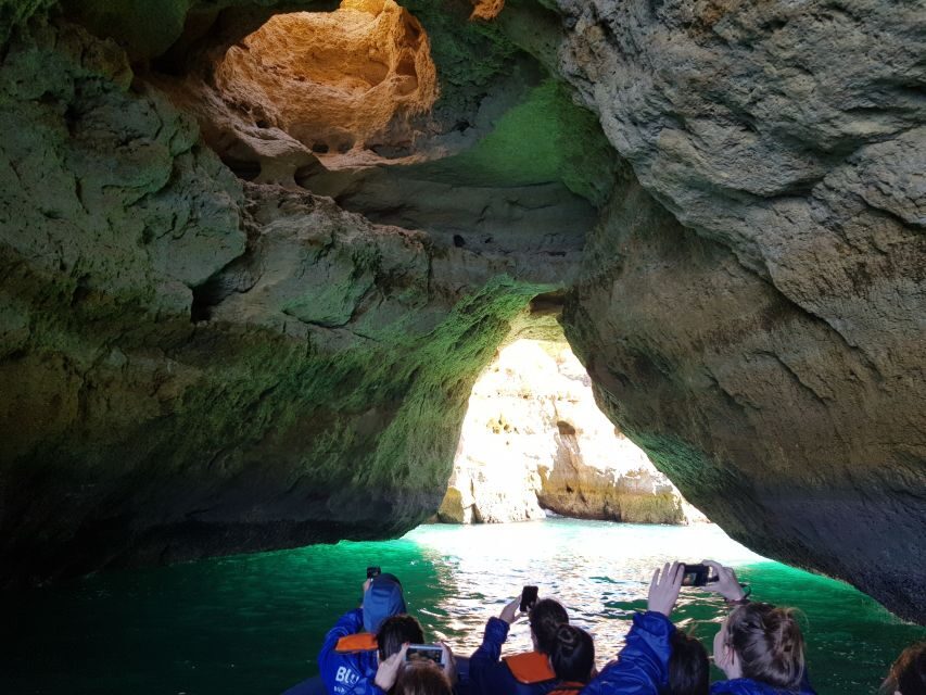 From Lagos: Boat Cruise to Benagil - Benagil Cave Time: Skylight Photos and the Short Inside Window