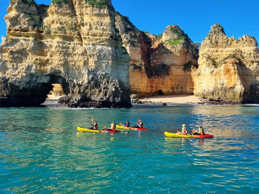 From Lagos: Kayak Experience in Ponta da Piedade - The main event: sea caves and rock arches you reach by kayak