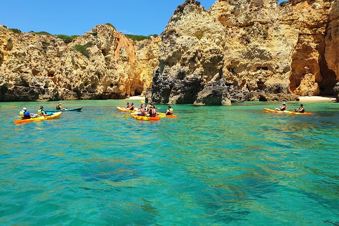 From Lagos: Kayak Tour of Ponta da Piedade Caves on Catamaran - When the Sea Changes the Plan: Tides, Waves, and Cave Access