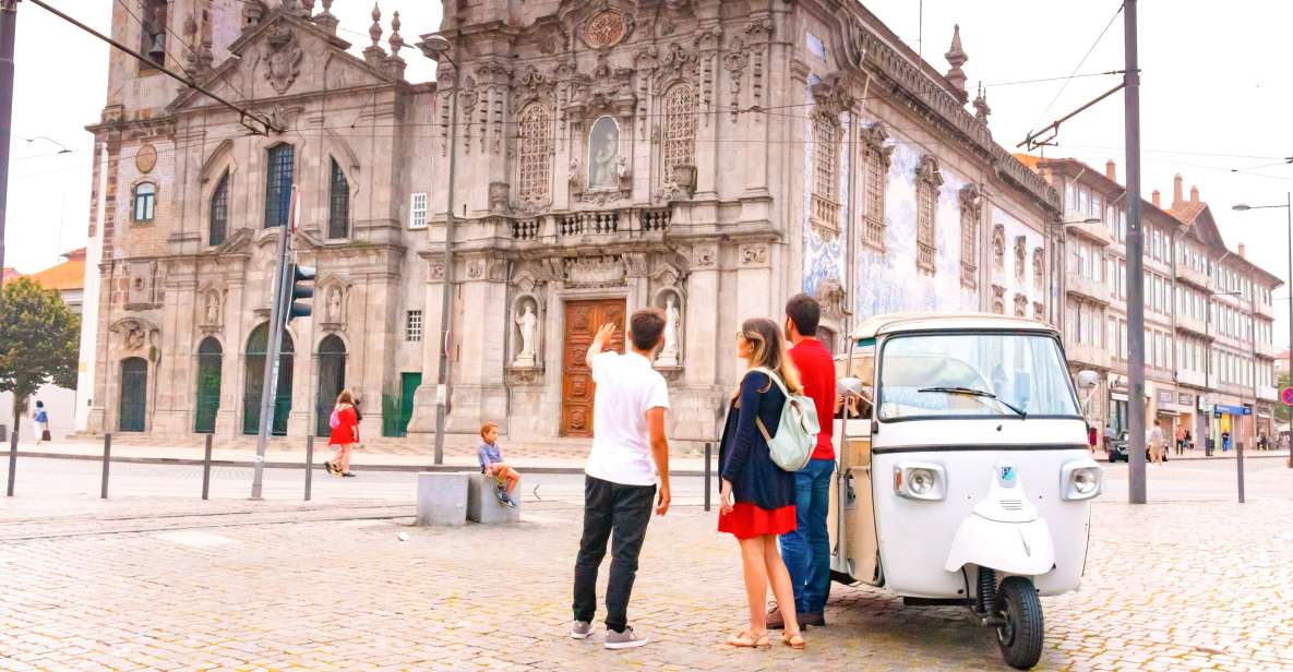 From Leixões: Private Porto Historic Center Tuk Tuk Tour - Praça do Infante to Ribeira: the Douro riverfront payoff