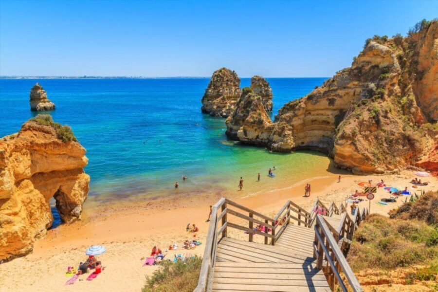From Lisbon: Algarve, Benagil Sea Cave & Lagos Full-Day Tour - Benagil Sea Cave: the main event from viewpoint, plus boat time