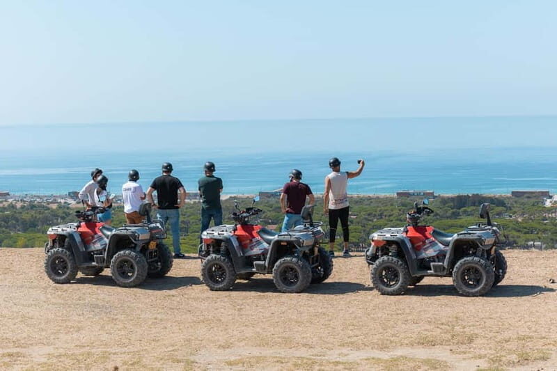 From Lisbon: Atlantic Coast Guided Quad Bike Tour - First minutes on smooth roads: building confidence the right way